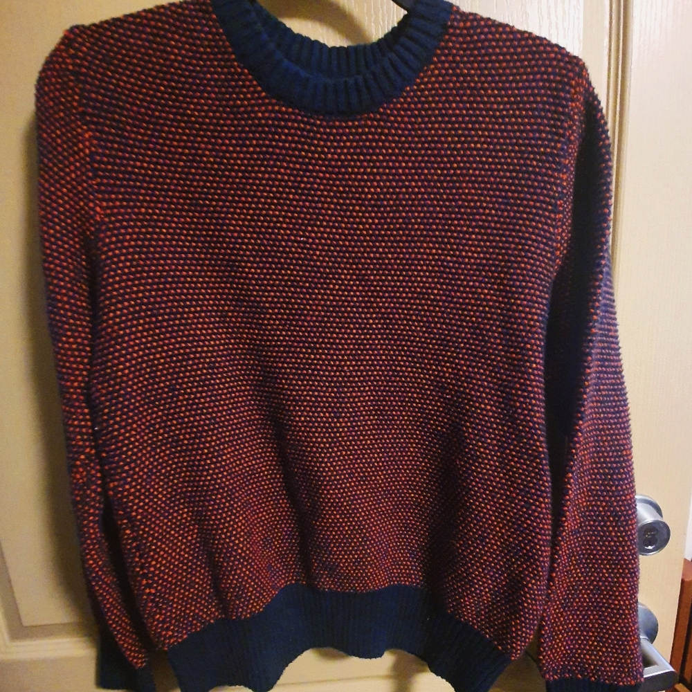 Red polka dotted Sweater